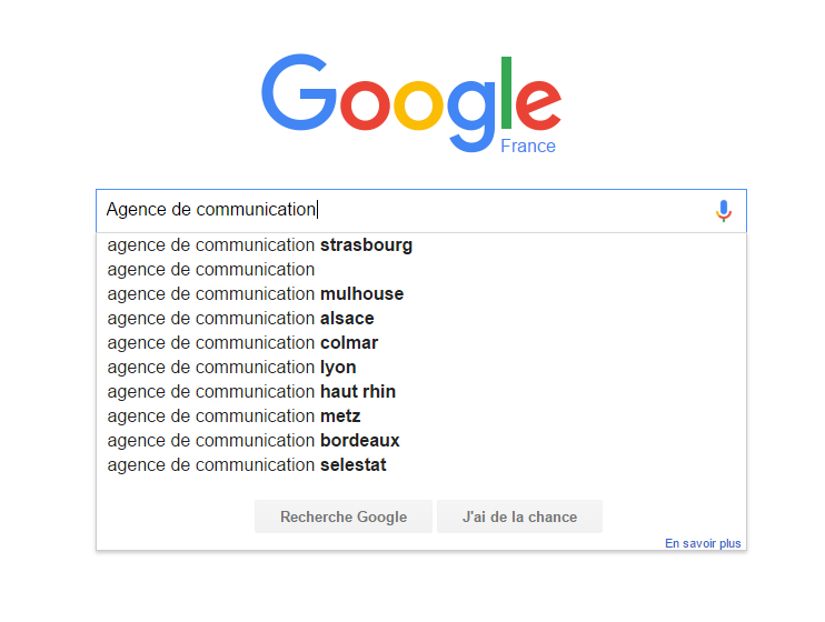 Recherche Google SEO Agence de communication