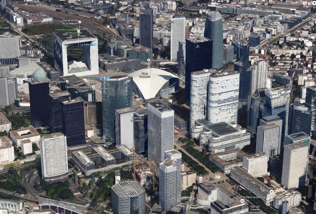 Paris en 3D sur Google Maps