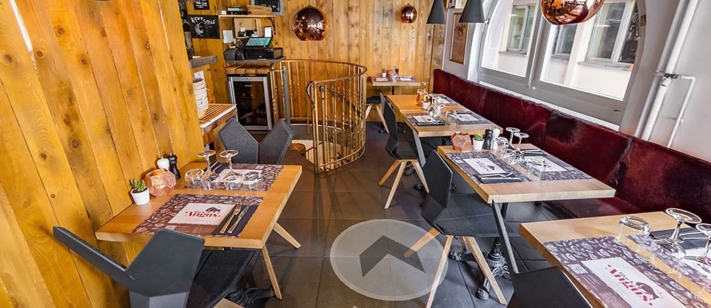 Visite virtuelle Google Street View du restaurant Black Angus à Strasbourg